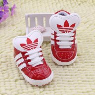 бебешки маратонки буйки обувки адидас adidas baby  red, снимка 3 - Детски маратонки - 8007099