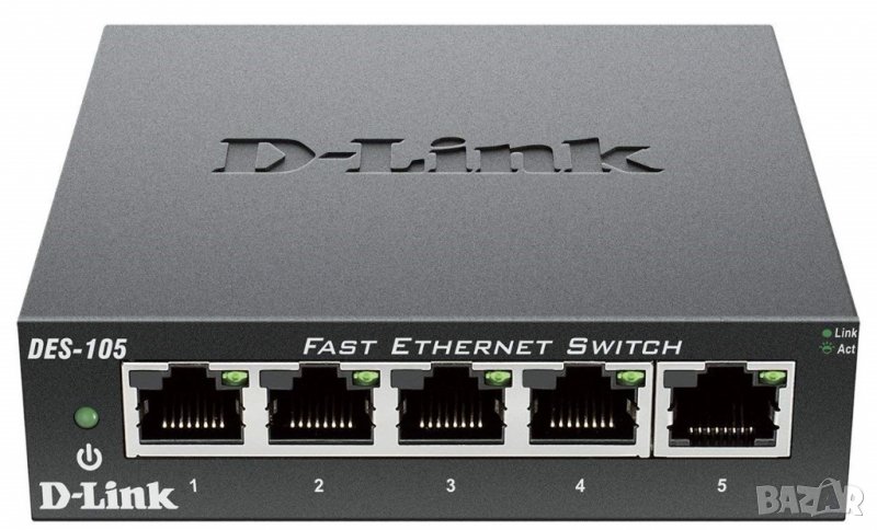 Суич / Switch 5 порта D-Link DES 105, снимка 1