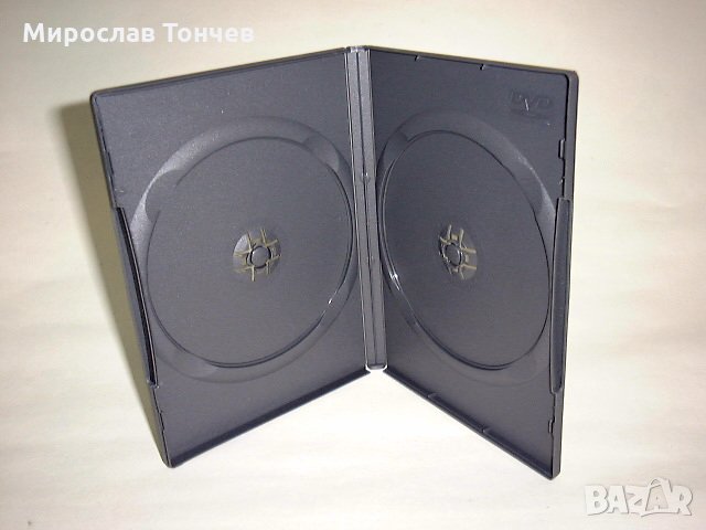 DVD кутия Двойна черна – 14 mm , снимка 1