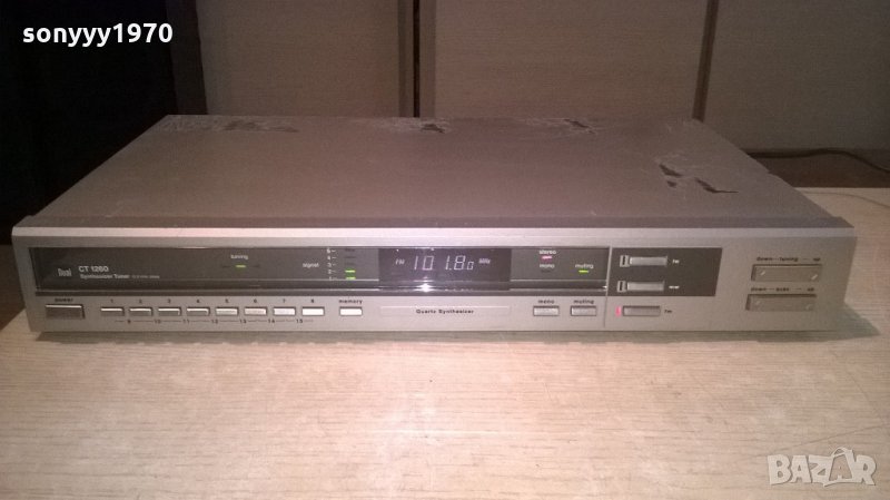 dual cv1260 stereo tuner-made in germany-внос швеицария, снимка 1