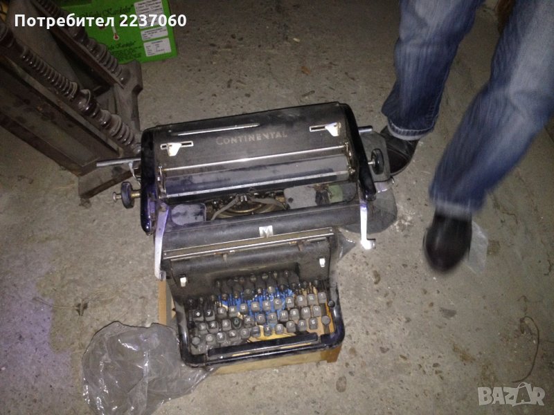 Стара немска пишеща машина Continental, снимка 1