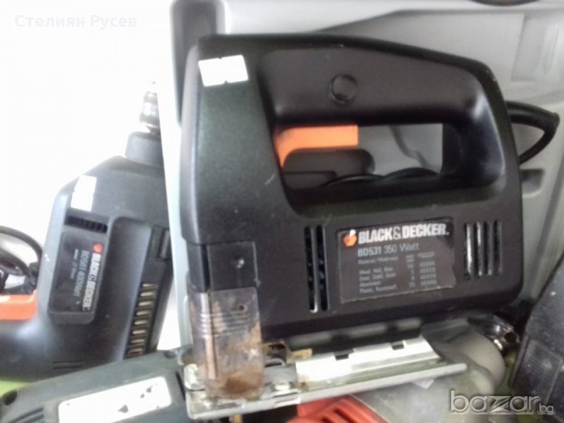 black decker bd 531 350 watt зеги вертикален трион -цена 45лв, Без бартери -350 вата подарък трионче, снимка 1