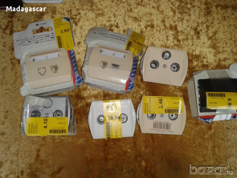 електро-материали,тв,интернет,телефонни контакти., снимка 1