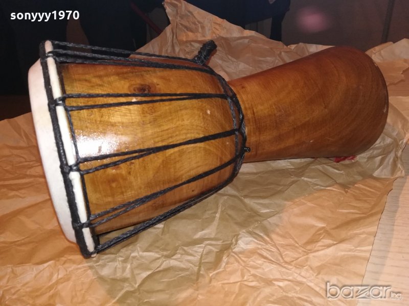 НОВА дървена тарамбука-30х17см-внос швеицария, снимка 1