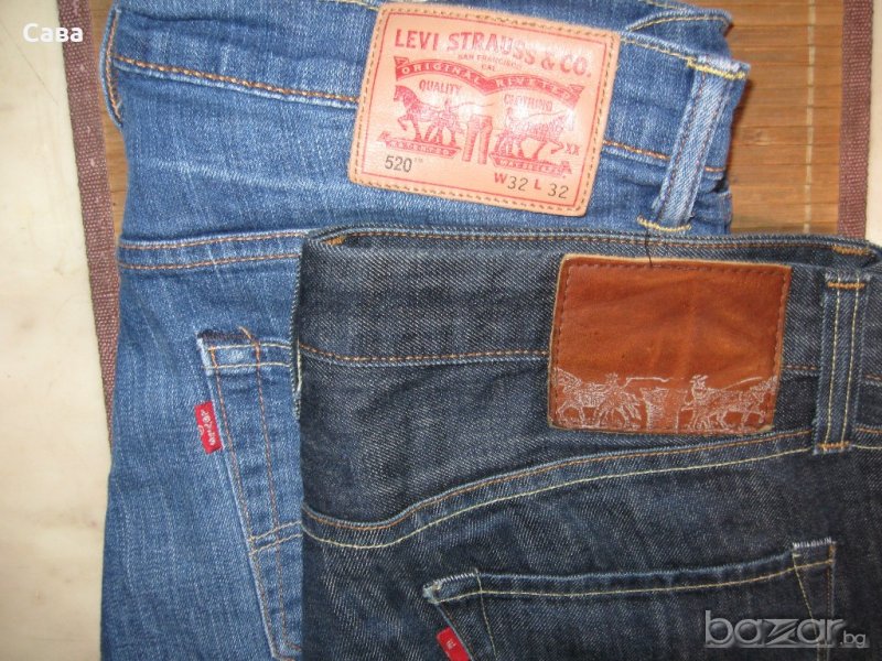 Дънки LEVI,S   мъжки,размер 32 и 34, снимка 1