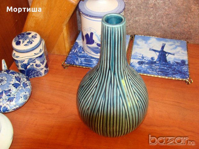 Стара порцеланова ваза в стил "арт деко "НАМАЛЕНА, снимка 3 - Вази - 20931318