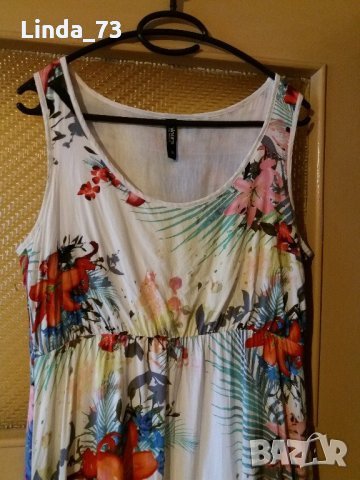 Дам.рокля-"COLOURS"-/вискоза/-цвят-шарена. Закупена от Италия., снимка 5 - Рокли - 22610548