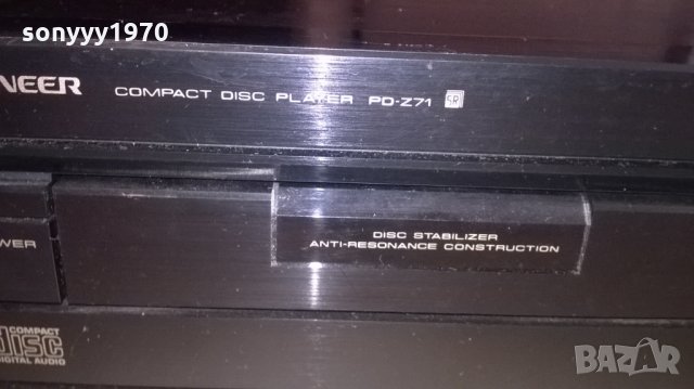 pioneer pd-z71 cd player-made in japan-внос швеицария, снимка 8 - Ресийвъри, усилватели, смесителни пултове - 22731337