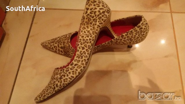 Леопардови обувки, снимка 3 - Дамски обувки на ток - 20952182