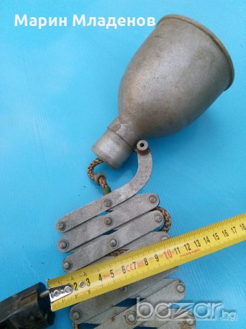 Разтегателна стара лампа, снимка 3 - Антикварни и старинни предмети - 21042944