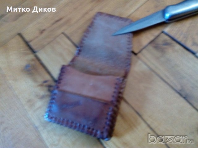 Кожено калъвче естествена кожа Прага, снимка 4 - Портфейли, портмонета - 20252953
