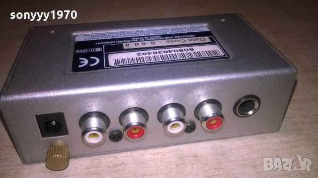 behringer pp400 ultra-compact phono preamp-внос швеция, снимка 13 - Ресийвъри, усилватели, смесителни пултове - 25722011