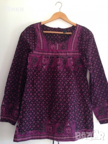 Лилава туника риза, снимка 3 - Ризи - 24364682