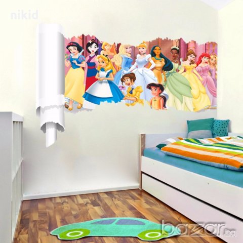 13 Приказни героини Принцеси Постер стикер лепенка за стена детска стая