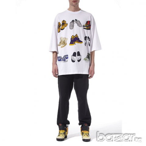 ADIDAS JEREMY SCOTT BIG SHOES Мъжка / Дамска Тениска, снимка 6 - Тениски - 6552801