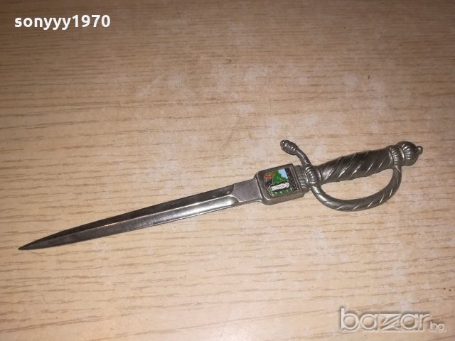 антика-нож сабя-17см-ретро колекция-внос швеицария, снимка 2 - Колекции - 20968427