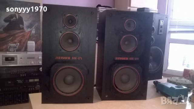 fisher hifi model ste-171 3way/germany-2x60w/8ohm-swiss, снимка 8 - Тонколони - 24488468