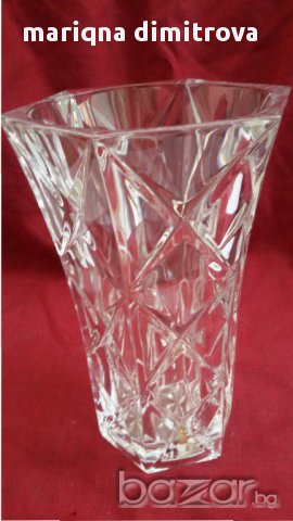  кристална ваза , снимка 1 - Вази - 17785988