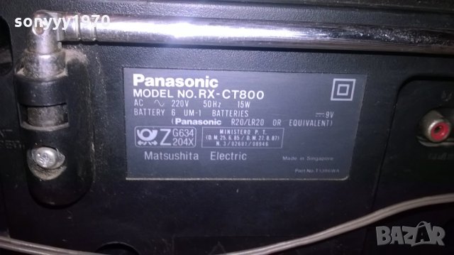 panasonic rx-ct800-ретро колекция-внос швеицария, снимка 14 - Ресийвъри, усилватели, смесителни пултове - 22527440