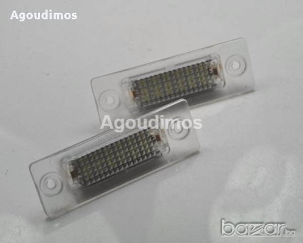 LED диодно осветление(плафони) за заден регистрационен номер за Volkswagen GOLF 4 PASSAT CADDY, TOUR, снимка 4 - Аксесоари и консумативи - 16380709