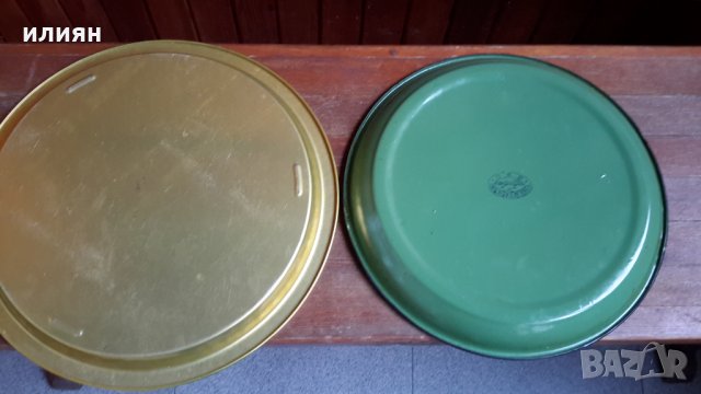 Два броя метални домакински тави имат леки забележки 10лв за бр , снимка 6 - Съдове за готвене - 23196548