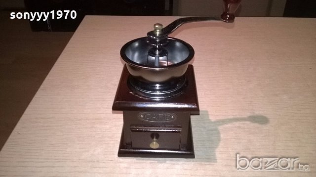 ретро мелница-15х10х10см-внос франция, снимка 4 - Антикварни и старинни предмети - 20049355