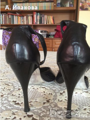 Дамски обувки естествена кожа, снимка 4 - Дамски обувки на ток - 15835737