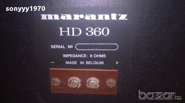 Marantz hd360-made in belgium-внос швеицария, снимка 9 - Тонколони - 13665170