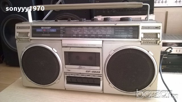 OLD-Ретро колекция от sharp gf-4949zg-внос швеицария, снимка 2 - Радиокасетофони, транзистори - 17082817