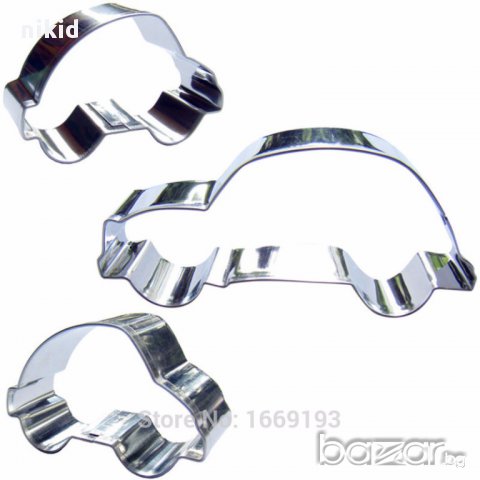 кола автомобил метална форма резец украса бисквитки фондан пита тесто шоколад