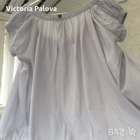 Нежна памучна блузка балон, PEPE JEANS, снимка 3 - Ризи - 22604594