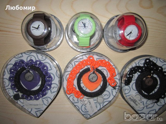 Hip Hop & Оpsobjects Часовници и Гривни Внос от Италия !!! , снимка 3 - Дамски - 19766479