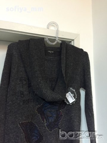 Дамска туника с шал плетиво, снимка 3 - Туники - 16996573