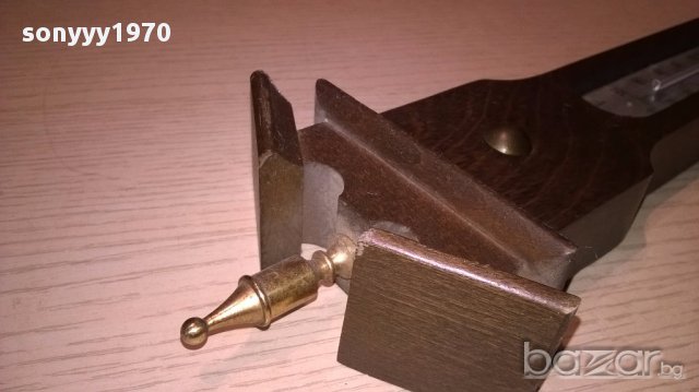 Ретро-термо/баро/хидро/часовник-месинг/дърво-70/17см-швеицария, снимка 8 - Антикварни и старинни предмети - 14989907