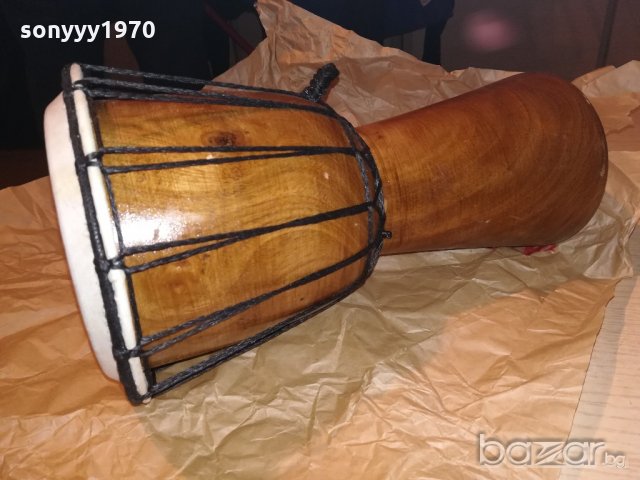 НОВА дървена тарамбука-30х17см-внос швеицария