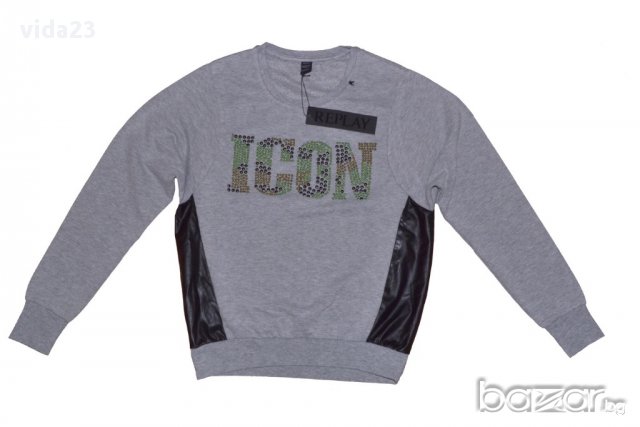 Намаление!!!Replay - дамска блуза(ватирана), размер S