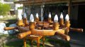 Ръчно изработен рул-полилей с дървени чашки!, снимка 1 - Полилеи - 18963555