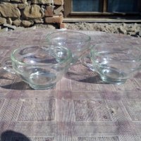 Стара стъклена чаша,чаши, снимка 1 - Антикварни и старинни предмети - 21243186