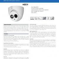 DAHUA HAC-HDW1400EM-A 4 Мегапикселова Водоустойчива Камера с Микрофон 2.8мм 97° 4в1 HDCVI,AHD,HD TVI, снимка 2 - HD камери - 25827447