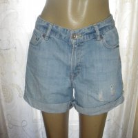 H&M-къси дънкови гащи, снимка 1 - Къси панталони и бермуди - 21137876