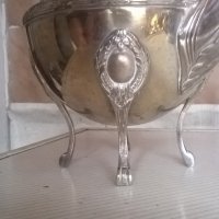 стара посребрена бронзова кана, снимка 3 - Антикварни и старинни предмети - 18762285
