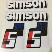Стикери за Симсон , снимка 2 - Мотоциклети и мототехника - 24443439