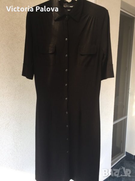 Дълга модерна рокля-риза , снимка 1