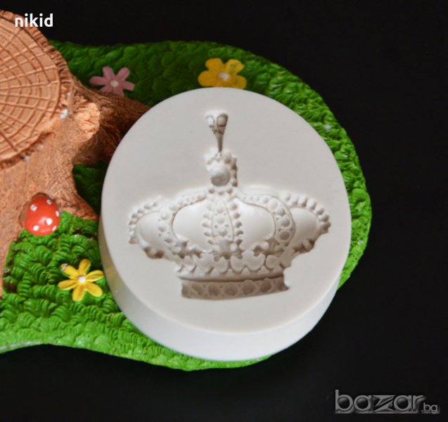 3D Императорска корона силиконов молд форма за украса декор торта фондан шоколад , снимка 1