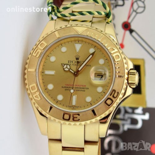 Rolex Yacht Master Dial Champagne Yellow Gold 18K, снимка 1