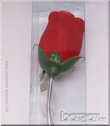 ЧЕРВЕНА РОЗА ЗА ЛАПТОП И ИНТЕРНЕТ ЛЮБОВТА ТИ!, снимка 1