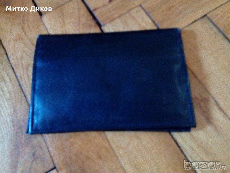 Портфейл естествена кожа соц време 145х100, снимка 1