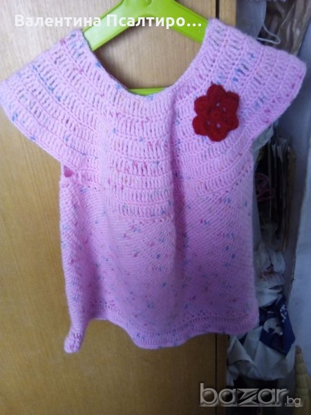Детска плетена рокличка, снимка 1