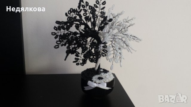Дърво от мъниста, снимка 3 - Декорация за дома - 19071580