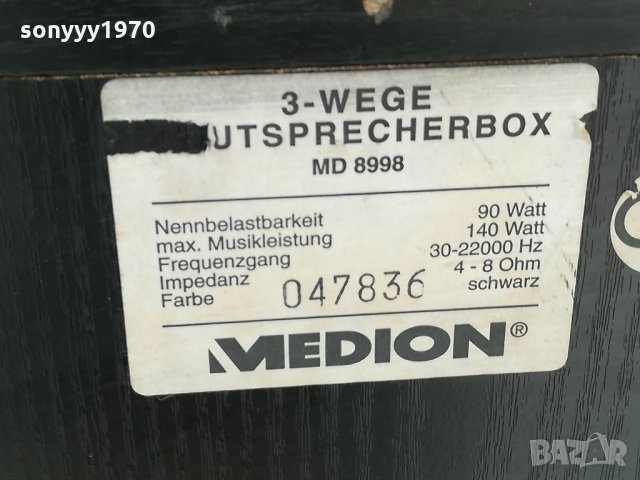 mideon-2бр тонколони-внос швеицария, снимка 12 - Тонколони - 22466709